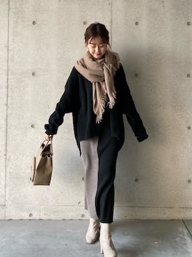 N a n a m iさん（レディース・156cm）の冬コーディネート