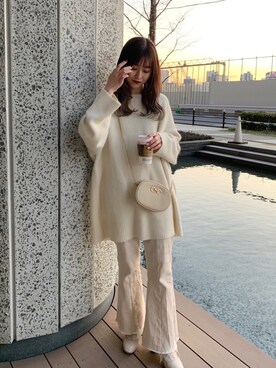 N a n a m iさん（レディース・156cm）の冬コーディネート