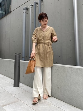 N a n a m iさん（レディース・156cm）の春コーディネート