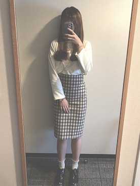 mona ✌︎('ω')✌︎さん（レディース・170cm）の冬コーディネート