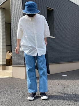 「JOINT WORKS（ジョイントワークス）のアイテム（シューズ）」を使った、Yuさん（メンズ・166cm）の春コーディネート