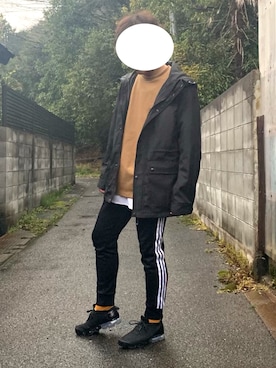 「平成最後のWEARISTAセンバツ」｜「アイテム（マウンテンパーカー）」を使った、ろばみみさん（メンズ・166cm）の春コーディネート