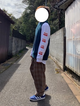ろばみみさん(メンズ・166cm)の春コーディネート