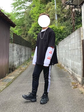 ろばみみさん(メンズ・166cm)の春コーディネート