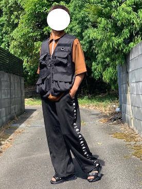 「coen」｜「アイテム（その他アウター）」を使った、ろばみみさん（メンズ・166cm）の春コーディネート