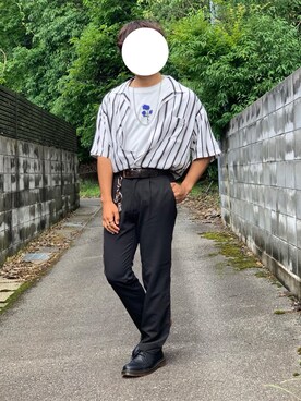 「バラシシュウ」｜ろばみみさん（メンズ・165cm）の夏コーディネート