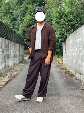 「Y-3（ワイスリー）のアイテム（財布/小物）」を使った、ろばみみさん（メンズ・166cm）の夏コーディネート