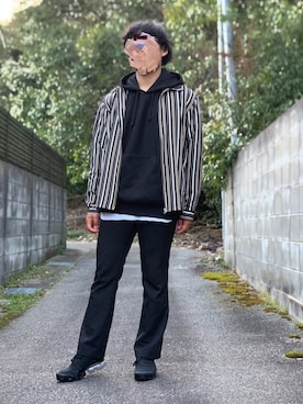 ろばみみさん（メンズ・166cm）の春コーディネート