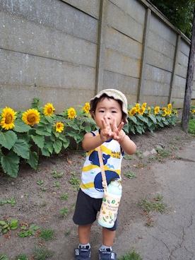 KOU🐴HAKKU🌳さん(キッズ・110cm)の夏コーディネート