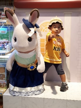 「Laundry（ランドリー）のアイテム」を使った、KOU🐴HAKKU🌳さん（キッズ・110cm）の秋コーディネート