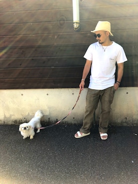 「TETERA（テテラ）のアイテム」を使った、pochiさん（メンズ・169cm）の秋コーディネート