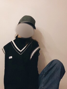 「UNIQLO（ユニクロ）のエクストラファインメリノリブタートルネックセーター（長袖）（ニット/セーター）」を使った、hn1016xさん（レディース・165cm）の冬コーディネート