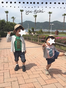 Yu- & Chi-さん(キッズ・100cm)の秋コーディネート