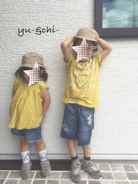 Yu- & Chi-さん（キッズ・110cm）の秋コーディネート