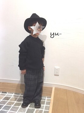 「オシャレパッソ」｜Yu- & Chi-さん（キッズ・110cm）の秋コーディネート