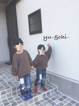 Yu- & Chi-さん（キッズ・110cm）の秋コーディネート