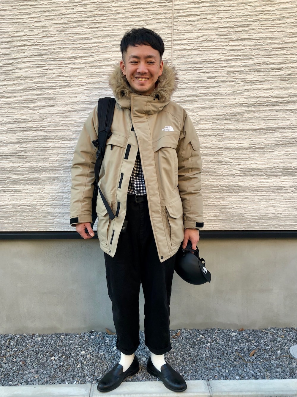 130ノースフェイス子供ゴアサーミウムベージュマクマードダウンジャケットパーカー THE NORTH FACE 子供 110cm マクマードパーカ（THE NORTH FACE