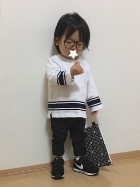 Yuzu𓈒𓏸𓐍さん（キッズ・80cm）の春コーディネート