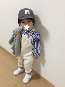 Yuzu𓈒𓏸𓐍さん（キッズ・80cm）の春コーディネート