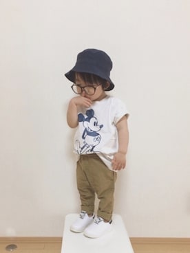Yuzu𓈒𓏸𓐍さん（キッズ・80cm）の春コーディネート