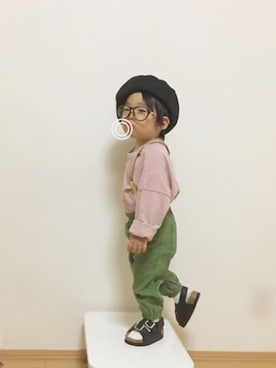 Yuzu𓈒𓏸𓐍さん(キッズ・80cm)の春コーディネート