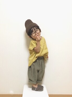 Yuzu𓈒𓏸𓐍さん(キッズ・80cm)の夏コーディネート