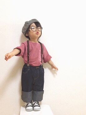 Yuzu𓈒𓏸𓐍さん（キッズ・80cm）の秋コーディネート