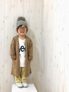 Yuzu𓈒𓏸𓐍さん（キッズ・90cm）の春コーディネート