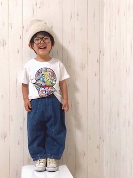 Yuzu𓈒𓏸𓐍さん（キッズ・90cm）の夏コーディネート