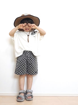 Yuzu𓈒𓏸𓐍さん（キッズ・100cm）の夏コーディネート