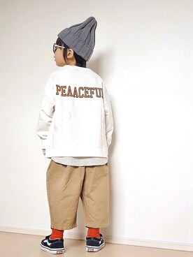 Yuzu𓈒𓏸𓐍さん（キッズ・100cm）の春コーディネート