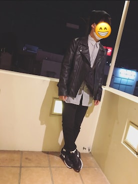 「CONVERSE（コンバース）のアイテム（ニットキャップ/ビーニー）」を使った、海さん（メンズ・167cm）の春コーディネート