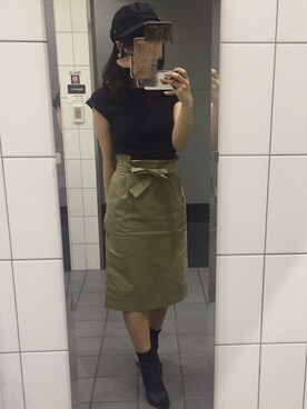 Mさん（レディース・156cm）の春コーディネート