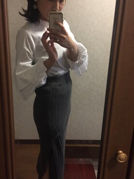 「アイテム（ピアス（両耳用））」を使った、Mさん（レディース・156cm・20代）の秋コーディネート