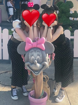 「disney」｜「アイテム（アナログ腕時計）」を使った、Mさん（レディース・156cm）の春コーディネート