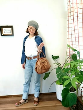 moaninさん（レディース・161cm）の夏コーディネート