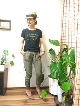 moaninさん（レディース・161cm）の夏コーディネート