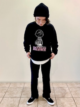 「JUNRED（ジュンレッド）のアイテム（その他）」を使った、Denさん（メンズ・169cm）の春コーディネート