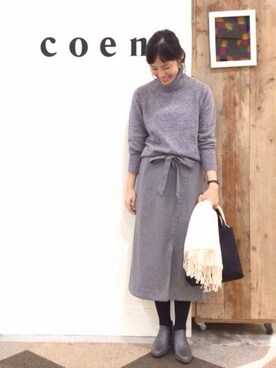 あらーきさん（レディース・163cm）の秋コーディネート