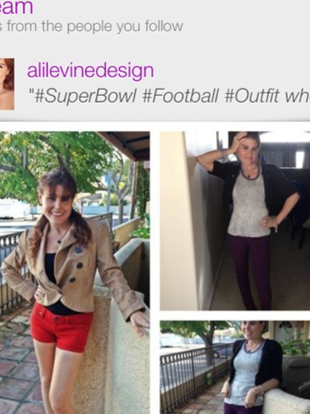 「BCBG MAX AZRIA、bebe dakota、blazer、jeans、Paige Denim、shorts、StyleMint、top、ZARA」｜Ali Levineさん（レディース）の冬コーディネートの1枚目の写真
