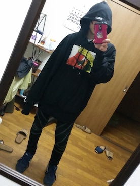 「THE TEST（ザ テスト）のアイテム（パンツ）」を使った、RENYA∞@REBERTASさん（メンズ・170cm）の冬コーディネート