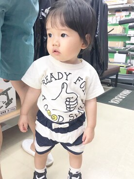 kao 𓃰 chihaさん（キッズ・80cm）の冬コーディネート