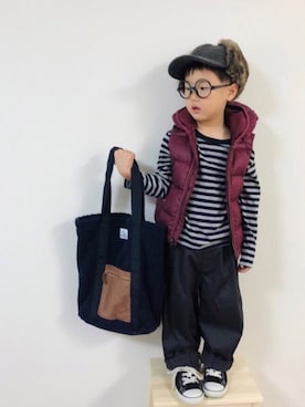 「ボーター」｜syun★さん（キッズ・110cm）の秋コーディネート