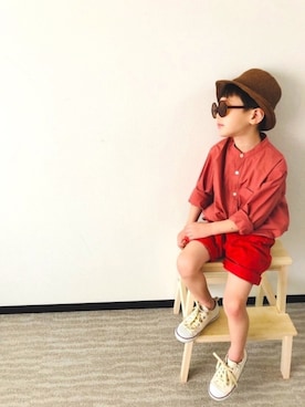 syun★さん（キッズ・110cm）の春コーディネート