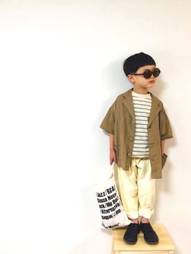 「DAISO（DAISO）のアイテム（その他）」を使った、syun★さん（キッズ・110cm）の夏コーディネート