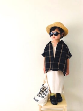 「DAISO（DAISO）のアイテム（その他）」を使った、syun★さん（キッズ・110cm）の夏コーディネート