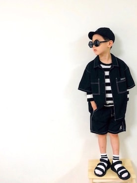 syun★さん（キッズ・110cm）の夏コーディネート