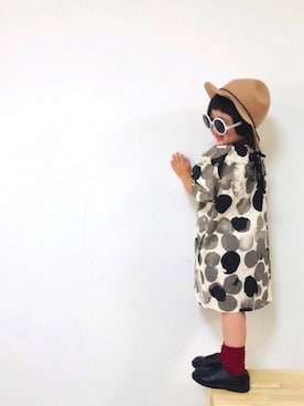 「サングラススタイル」｜「アイテム（ワンピース/ドレス）」を使った、syun★さん（キッズ・110cm）の夏コーディネート