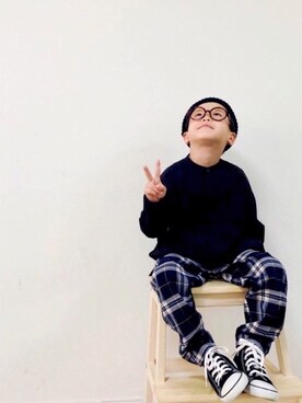 「ラブアンドピースプロジェクト」｜syun★さん（キッズ・110cm）の秋コーディネート