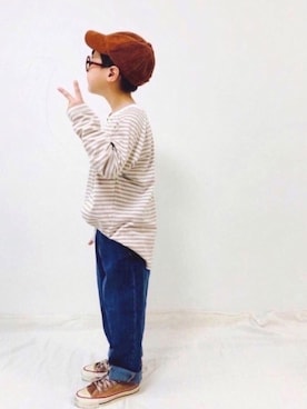 「ラブアンドピースプロジェクト」｜syun★さん（キッズ・110cm）の秋コーディネート